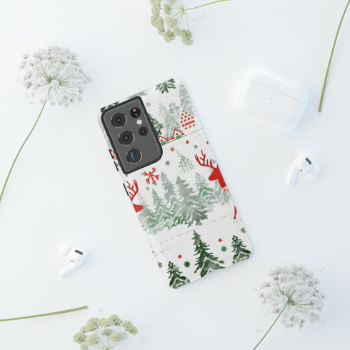 Nordic Christmas Print - Impact Resistant Phone Case